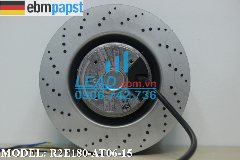 Quạt hút EBMPAPST R2E180-AT06-15, 230VAC, 180x95mm