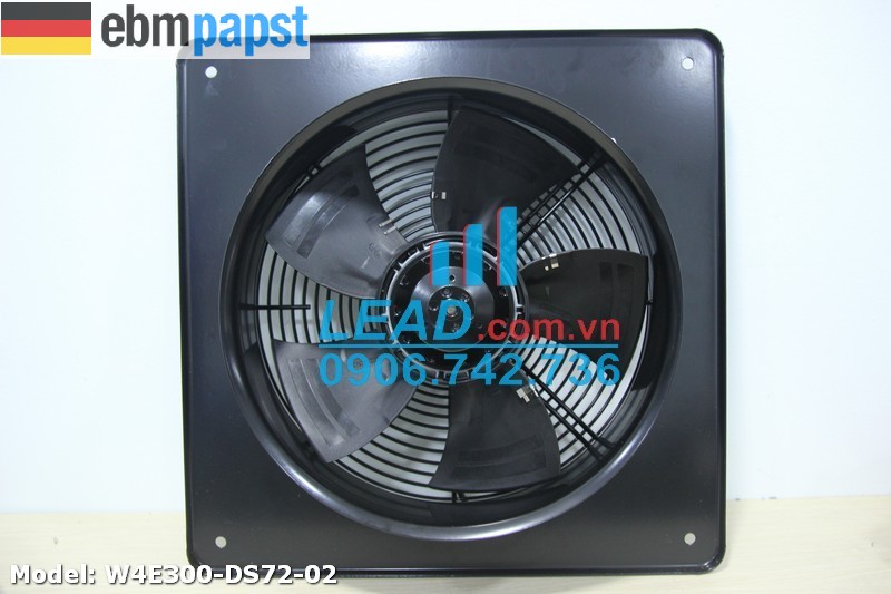 Quạt hút EBMPAPST W4E300-DS72-02, 230VAC, 430x430x113mm