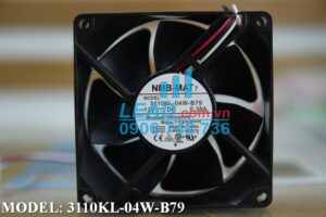 Quạt biến tần NMB 08025SA-24Q-FA, 24VDC, 80x80x25mm  
