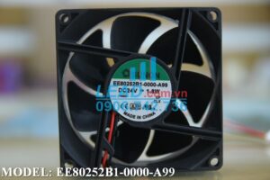 Quạt hút SUNON PE80252B1-000U-AA9, 24VDC, 80x80x25mm  