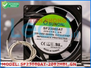 Quạt biến tần NMB 08025SA-24P-AU, 24VDC, 80x80x25mm  