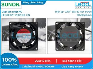 Quạt hút NMB 3110KL-05W-B59, 24VDC, 80x80x25mm  