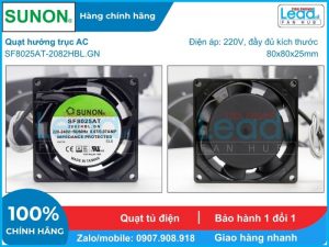 Quạt hút NMB 3108NL-05W-B49, 24VDC, 80x80x20mm  