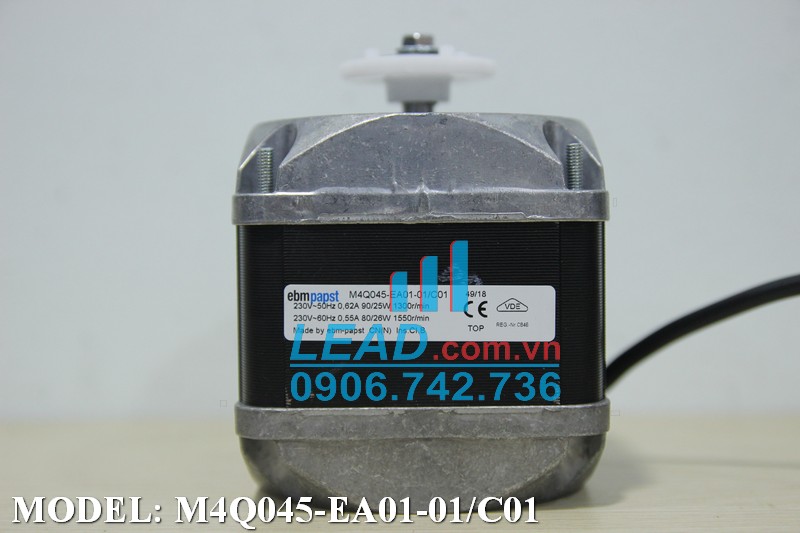Motor quạt EBMPAPST dùng cho tủ đông M4Q045-EA01-01/C01, 230VAC  