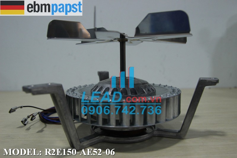 Quạt hút EBMPAPST R2E150-AE52-06, 230VAC, 150mm