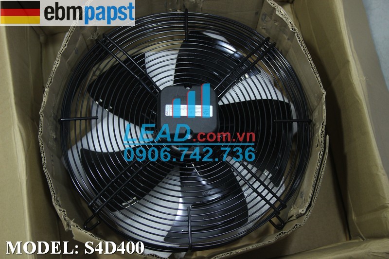 Quạt hút EBMPAPST S4D400, 230-400VAC, 400mm  