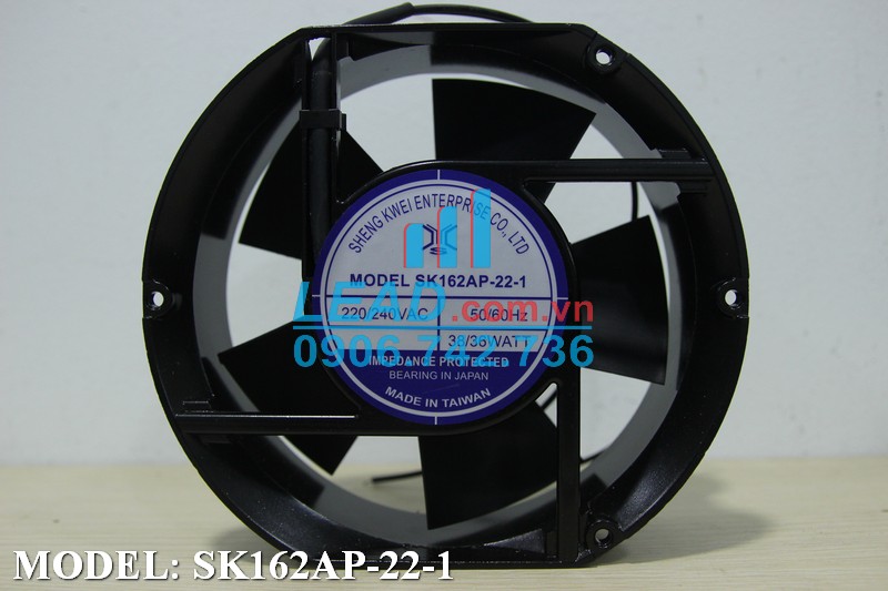 Quạt hút SHENG KWEI SK162AP-22-1, 220-240VAC, 172x150x51mm