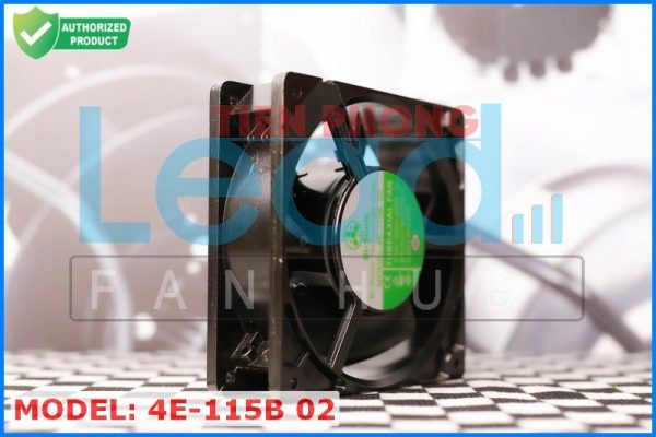 Ventola Assiale Bisonico 4E-115B 02 115V 12038 - 12cm Tutto Metallo