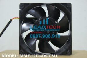 Quạt hút MELCO MMF-12F24DS-CM1, 24VDC, 120x120x38mm  