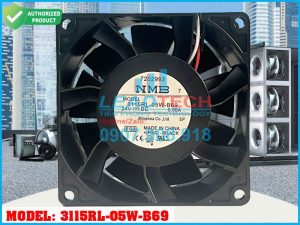 Quạt biến tần SANYO DENKI 9HV0824P1G0061, 24VDC, 80x80x38mm  