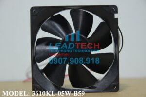 Quạt hút NMB 3610KL-05W-B59, 24VDC, 92x92x25mm  