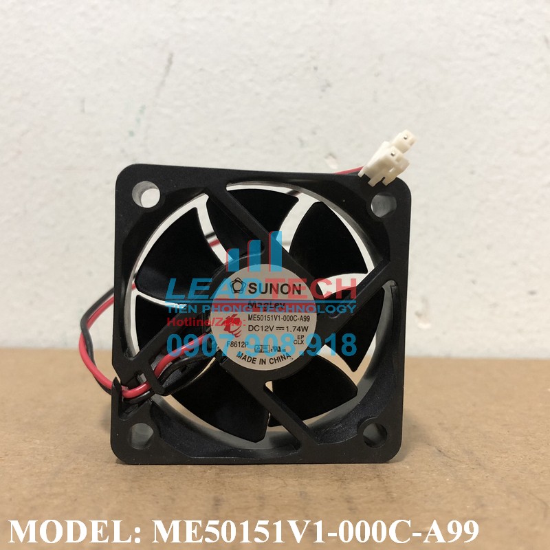 Quạt hút SUNON ME50151V1-000C-A99, 12VDC, 50x50x15mm  
