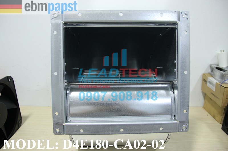 Quạt hút EBMPAPST D4E180-CA02-02, 230V, 295x309x278mm