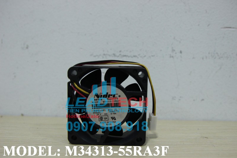 Quạt hút NIDEC M34313-55RA3F, 24VDC, 60x60x25mm