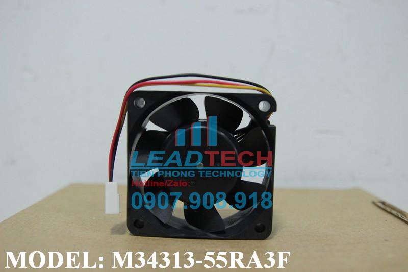Quạt hút NIDEC M34313-55RA3F, 24VDC, 60x60x25mm