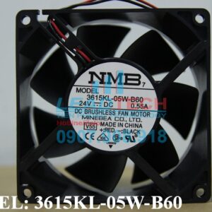 Quạt hút NMB MAT 3610KL-04W-B50, 12VDC, 92x92x25mm QUẠT DC QUẠT DC 28