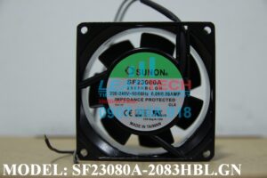 Quạt hút SUNON SF23080A-2083HBL.GN, 220-240VAC, 80x80x38mm  