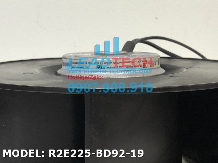 Quạt hút EBMPAPST R2E225-BD92-19, 230VAC, 225x225x99mm
