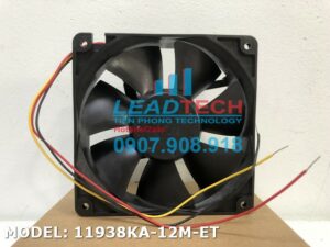 Quạt hút NMB 11938KA-12M-ET, 12VDC, 120x120x38mm  