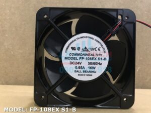 Quạt hút COMMONWEALTH FP-108EX S1-B, 24VDC, 150x150x50mm  