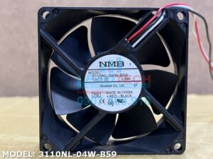 Quạt hút NMB 3110NL-04W-B59, 12VDC, 80x80x25mm  