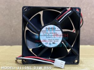 Quạt hút NMB 3110NL-04W-B59, 12VDC, 80x80x25mm  