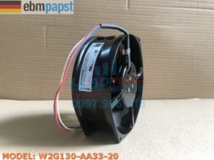 Quạt hút EBMPAPST W2G130-AA33-20, 24VDC, 172x150x55mm  