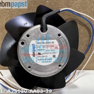 Quạt hút EBMPAPST A2S130-AA03-31, 230V, 130mm EBM PAPST EBM PAPST