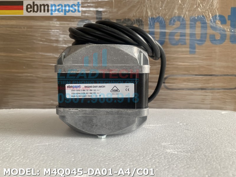Quạt hút EBMPAPST M4Q045-DA01-A4/C01, 230VAC, 83mm