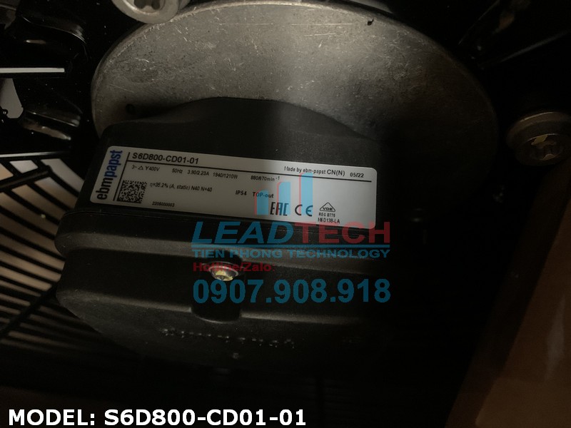 Quạt hút EBMPAPST S6D800-CD01-01, 400VAC, 800mm