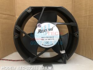 Quạt hút REXNORD REC-17251 B24 W, 24VDC, 172x150x51mm  