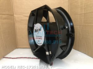 Quạt hút REXNORD REC-17251 B24 W, 24VDC, 172x150x51mm  