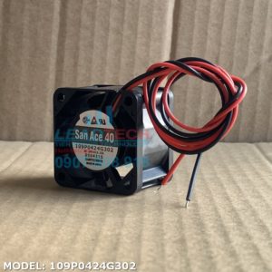 Quạt hút SANYO DENKI 109P0424G302, 24VDC, 40x40x28mm  