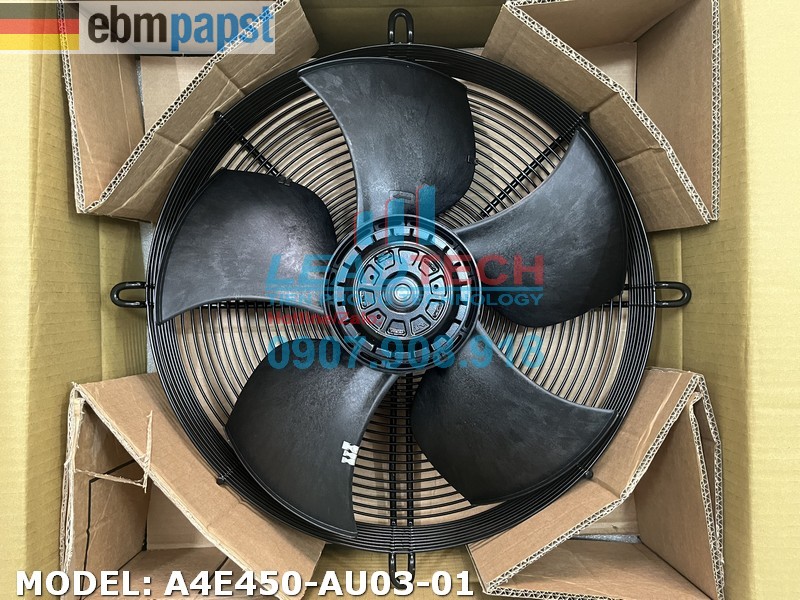Quạt hút EBMPAPST A4E450-AU03-01/S4E450-AU03-01, 230VAC, 450mm  