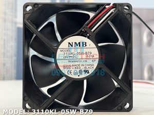 Quạt biến tần NMB 08025VE-12M-CTD, 12VDC, 80x80x25mm  