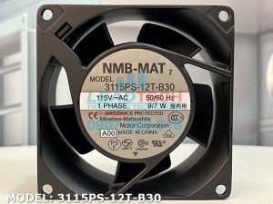 Quạt hút FULLTECH UF-80A11 BTH, 115VAC, 80x80x38mm  