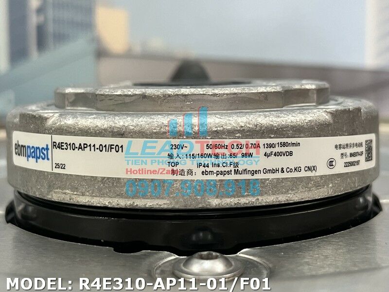Quạt hút EBMPAPST R4E310-AP11-01/F01, 230VAC, 310mm  