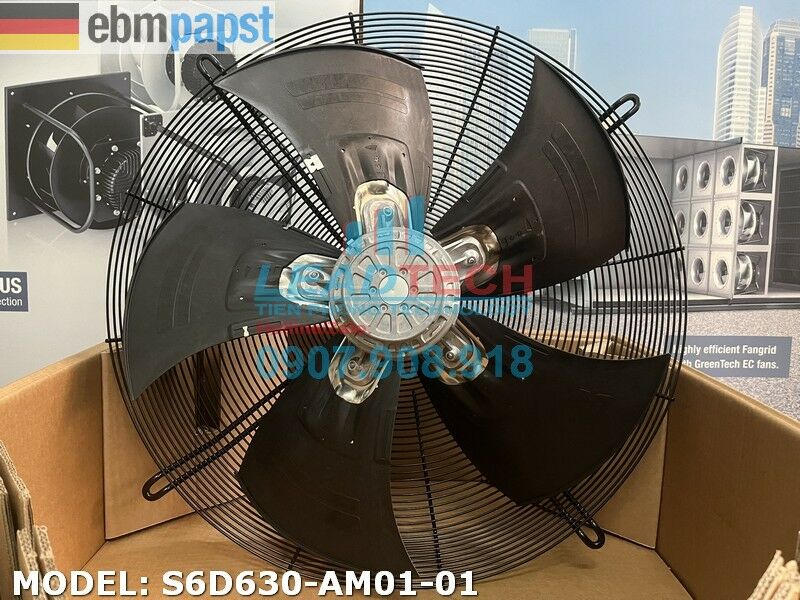 Quạt hút EBMPAPST S6D630-AM01-01, 400VAC, 630mm  