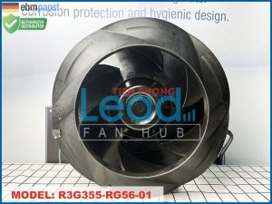 Quạt ly tâm EC EBMPAPST K3G355-PH49-05, 400VAC, 355mm  