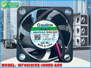 Quạt biến tần SANYO DENKI 109P0412G3D01, 12VDC, 40x40x28mm  