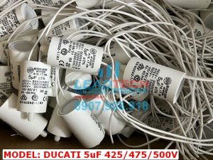 Tụ điện Dianz CBB60 5uF, 450VAC Giắc cắm có ốc bắt  