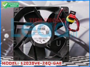 Quạt hút SANYO DENKI 9GV1224H1D01, 24VDC, 120x120x38mm  