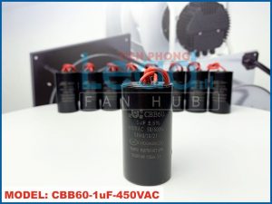 Tụ điện Dianz CBB60 1uF, 450VAC Dây cắm  