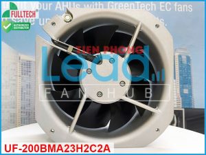 Quạt hút tủ điện FULLTECH UF-200BMA11H2C2A, 115VAC, 225x225x80mm  