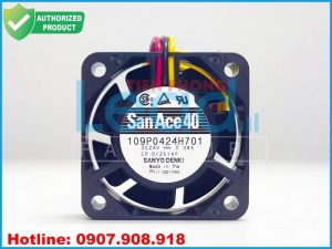 Quạt hút NMB 1606KL-04W-B59, 12VDC, 40x40x15mm  