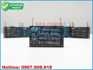 Tụ điện RXIN CBB61 1.5uF, 450VAC Giắc cắm   Tụ điện RXIN CBB61 1.5uF, 450VAC Giắc cắm