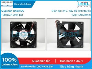 Quạt hút DC SANYO DENKI 9WV1224P1H003, 24VDC, 120x120x38mm  