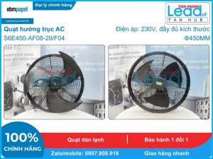 Quạt hướng trục EBMPAPST S4E450-8317078900, 230VAC, 450mm  