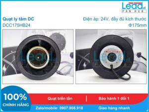 Quạt hút SANYO DENKI 9TG24P0S03, 24VDC, 175x69mm  