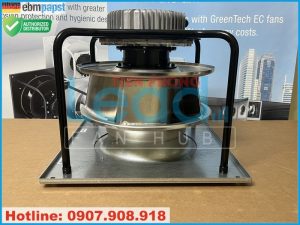Quạt ly tâm EC EBMPAPST R3G355-RG56-01, 400VAC, 355mm  